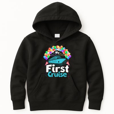 Vacation Time My First Crusie Kids Hoodie