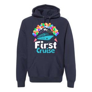 Vacation Time My First Crusie Premium Hoodie