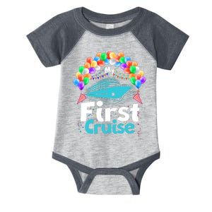 Vacation Time My First Crusie Infant Baby Jersey Bodysuit