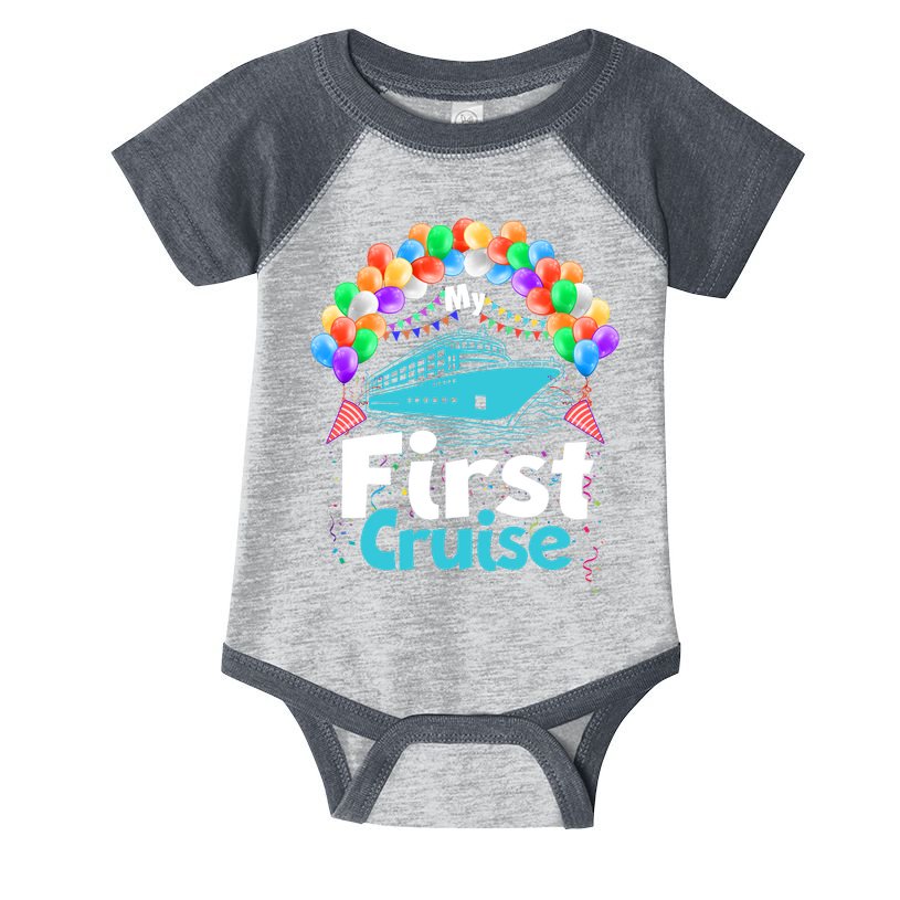 Vacation Time My First Crusie Infant Baby Jersey Bodysuit