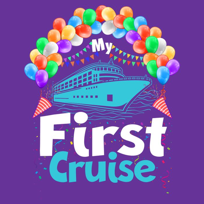 Vacation Time My First Crusie Cooling Performance Crew T-Shirt