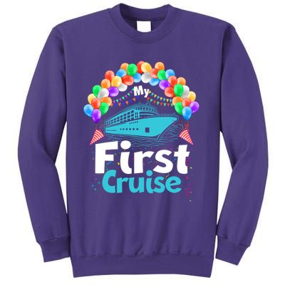 Vacation Time My First Crusie Sweatshirt