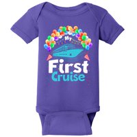 Vacation Time My First Crusie Baby Bodysuit