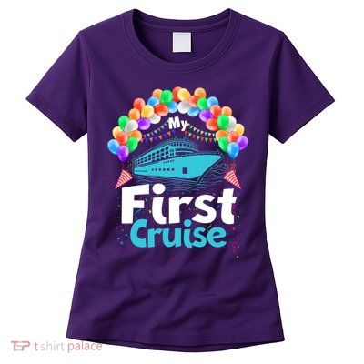 Vacation Time My First Crusie Womens T-Shirt