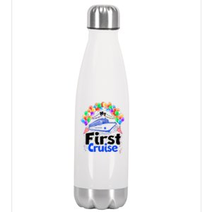 Vacation Time My First Crusie Stainless Steel Insulated Water Bottle