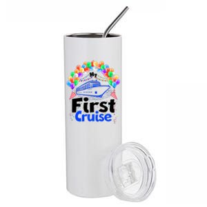 Vacation Time My First Crusie Stainless Steel Tumbler