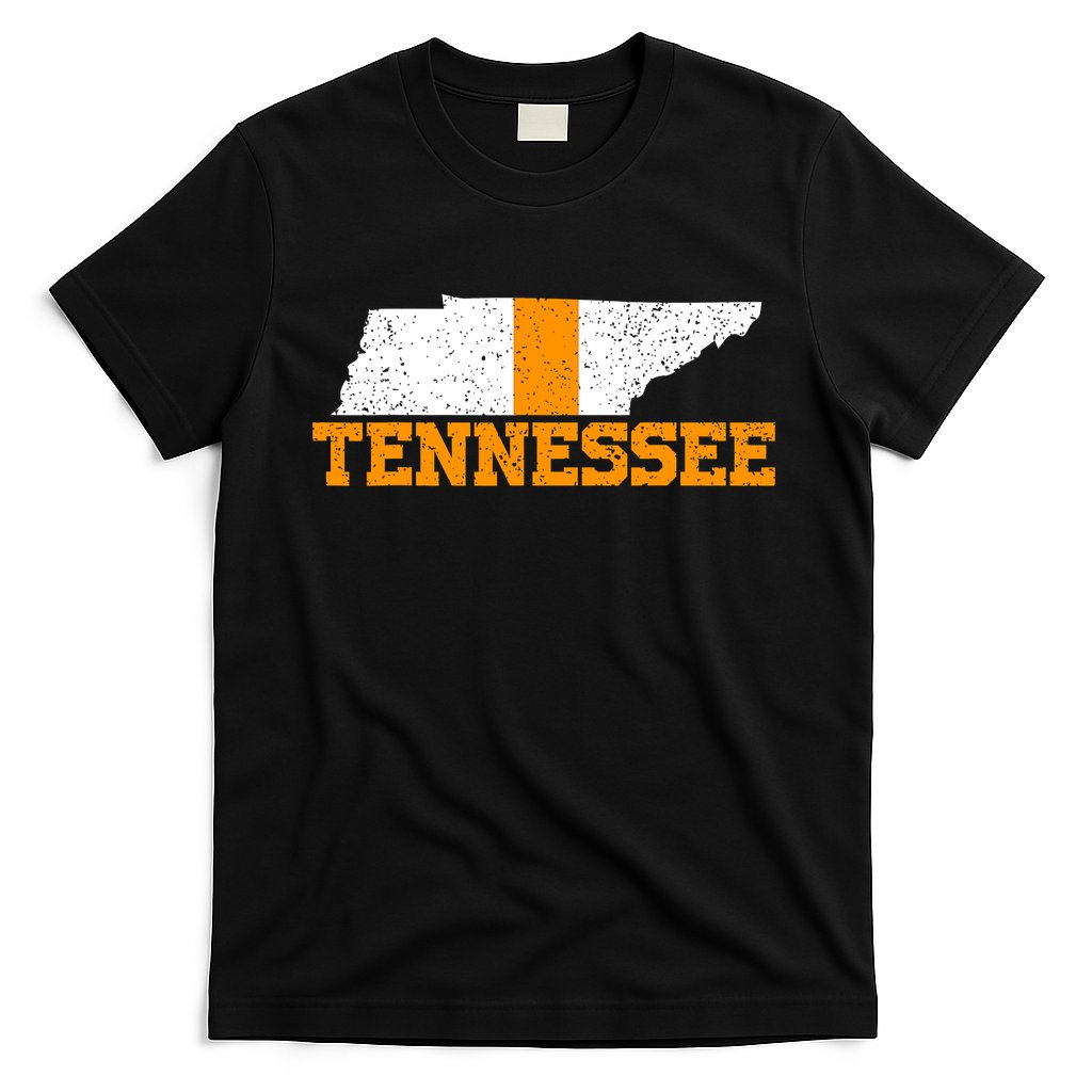 Vintage Tennessee Map Girls Boys Tennessee T-Shirt