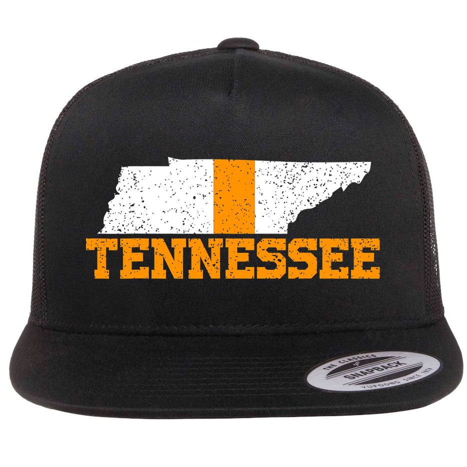 Vintage Tennessee Map Girls Boys Tennessee Flat Bill Trucker Hat