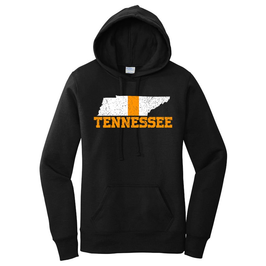 Vintage Tennessee Map Girls Boys Tennessee Women's Pullover Hoodie