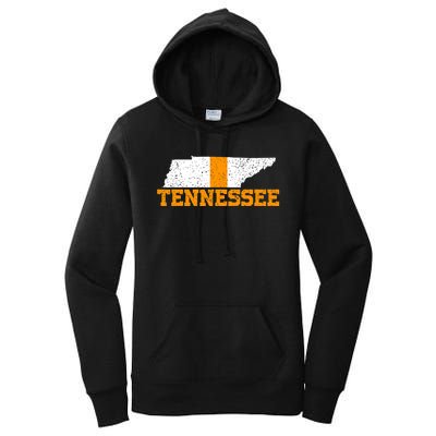 Vintage Tennessee Map Girls Boys Tennessee Women's Pullover Hoodie