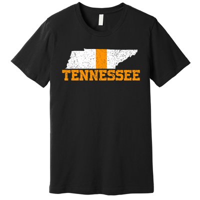 Vintage Tennessee Map Girls Boys Tennessee Premium T-Shirt