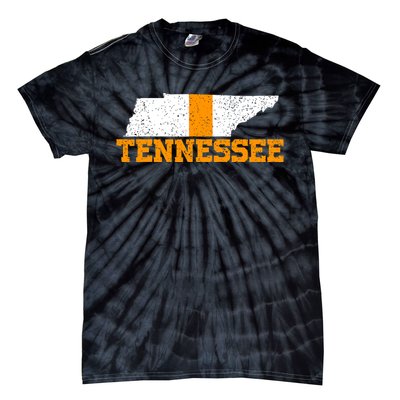 Vintage Tennessee Map Girls Boys Tennessee Tie-Dye T-Shirt