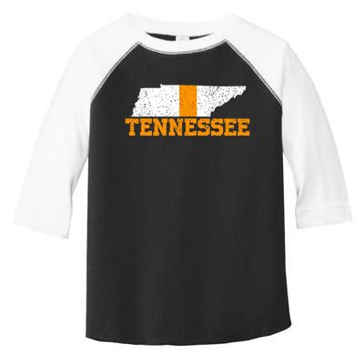 Vintage Tennessee Map Girls Boys Tennessee Toddler Fine Jersey T-Shirt