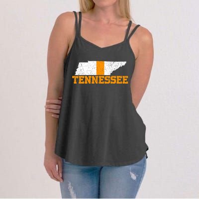 Vintage Tennessee Map Girls Boys Tennessee Women's Strappy Tank