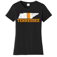 Vintage Tennessee Map Girls Boys Tennessee Women's T-Shirt