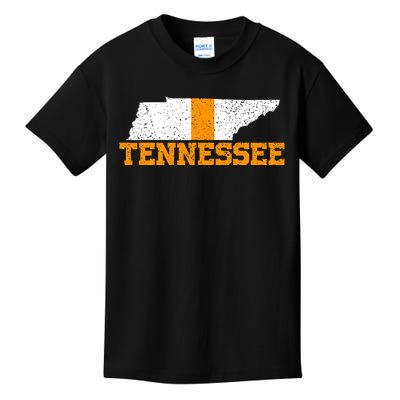 Vintage Tennessee Map Girls Boys Tennessee Kids T-Shirt