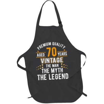 Vintage The Man Myth Legend 70 Yrs 70th Birthday Shirt Apron