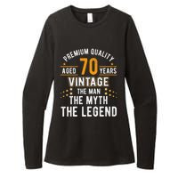 Vintage The Man Myth Legend 70 Yrs 70th Birthday Shirt Womens CVC Long Sleeve Shirt