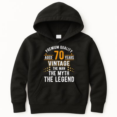 Vintage The Man Myth Legend 70 Yrs 70th Birthday Shirt Kids Hoodie