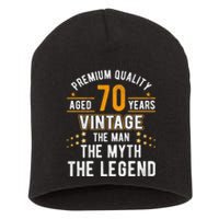 Vintage The Man Myth Legend 70 Yrs 70th Birthday Shirt Short Acrylic Beanie