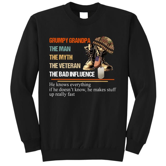 Vintage The Man The Myth The Bad Influence Sweatshirt