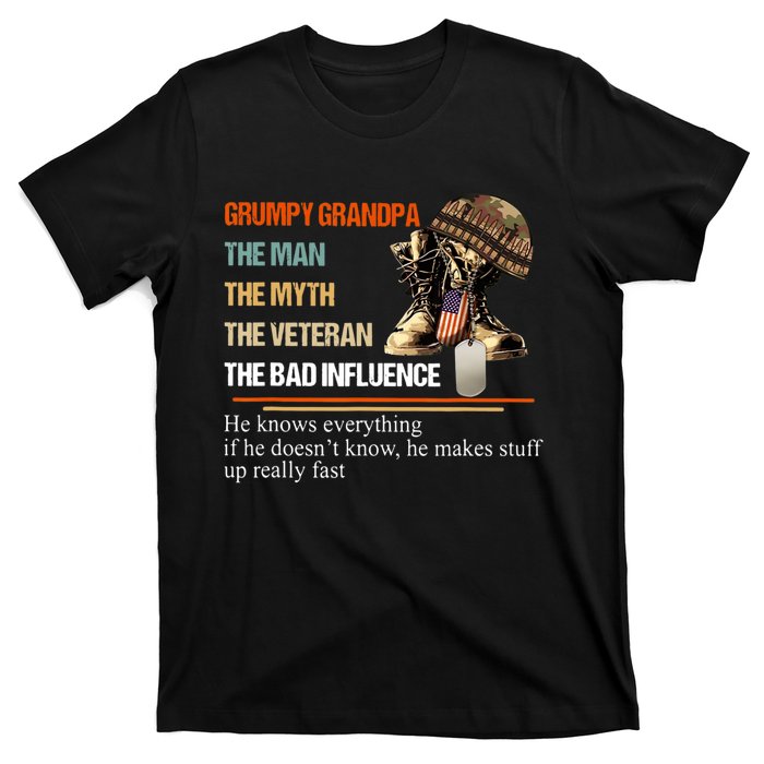 Vintage The Man The Myth The Bad Influence T-Shirt