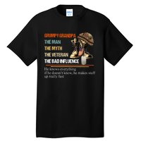 Vintage The Man The Myth The Bad Influence Tall T-Shirt