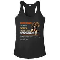 Vintage The Man The Myth The Bad Influence Ladies PosiCharge Competitor Racerback Tank