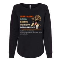 Vintage The Man The Myth The Bad Influence Womens California Wash Sweatshirt