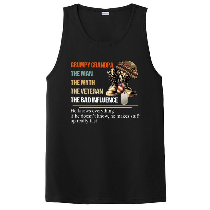 Vintage The Man The Myth The Bad Influence PosiCharge Competitor Tank