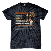 Vintage The Man The Myth The Bad Influence Tie-Dye T-Shirt