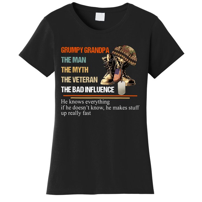 Vintage The Man The Myth The Bad Influence Women's T-Shirt