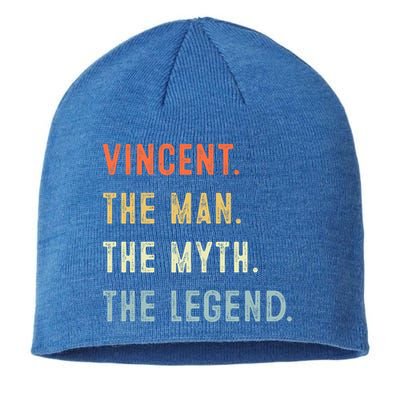 Vincent The Myth Legend Father’s Day Gift Papa Grandpa Meaningful Gift Sustainable Beanie