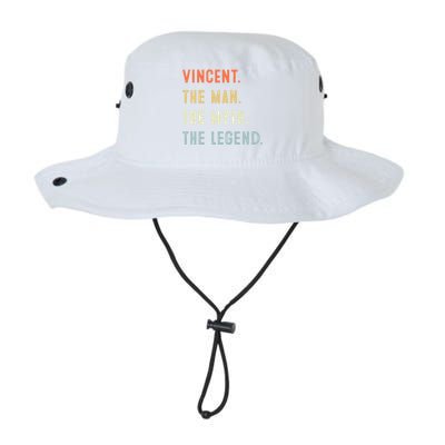 Vincent The Myth Legend Father’s Day Gift Papa Grandpa Meaningful Gift Legacy Cool Fit Booney Bucket Hat