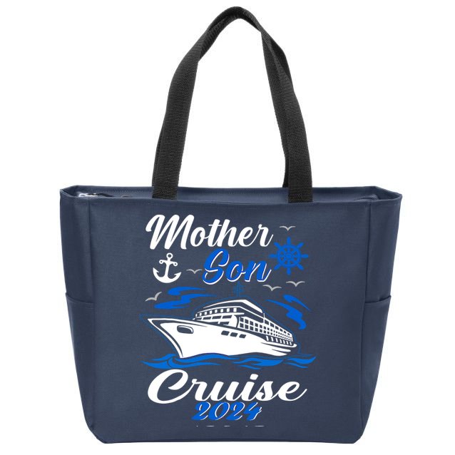 Vacation Trip Matching Zip Tote Bag