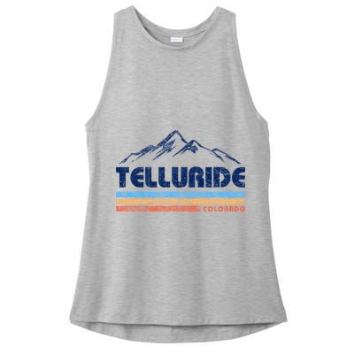 Vintage Telluride Mountain Ladies PosiCharge Tri-Blend Wicking Tank