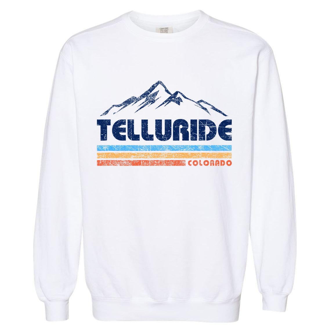 Vintage Telluride Mountain Garment-Dyed Sweatshirt