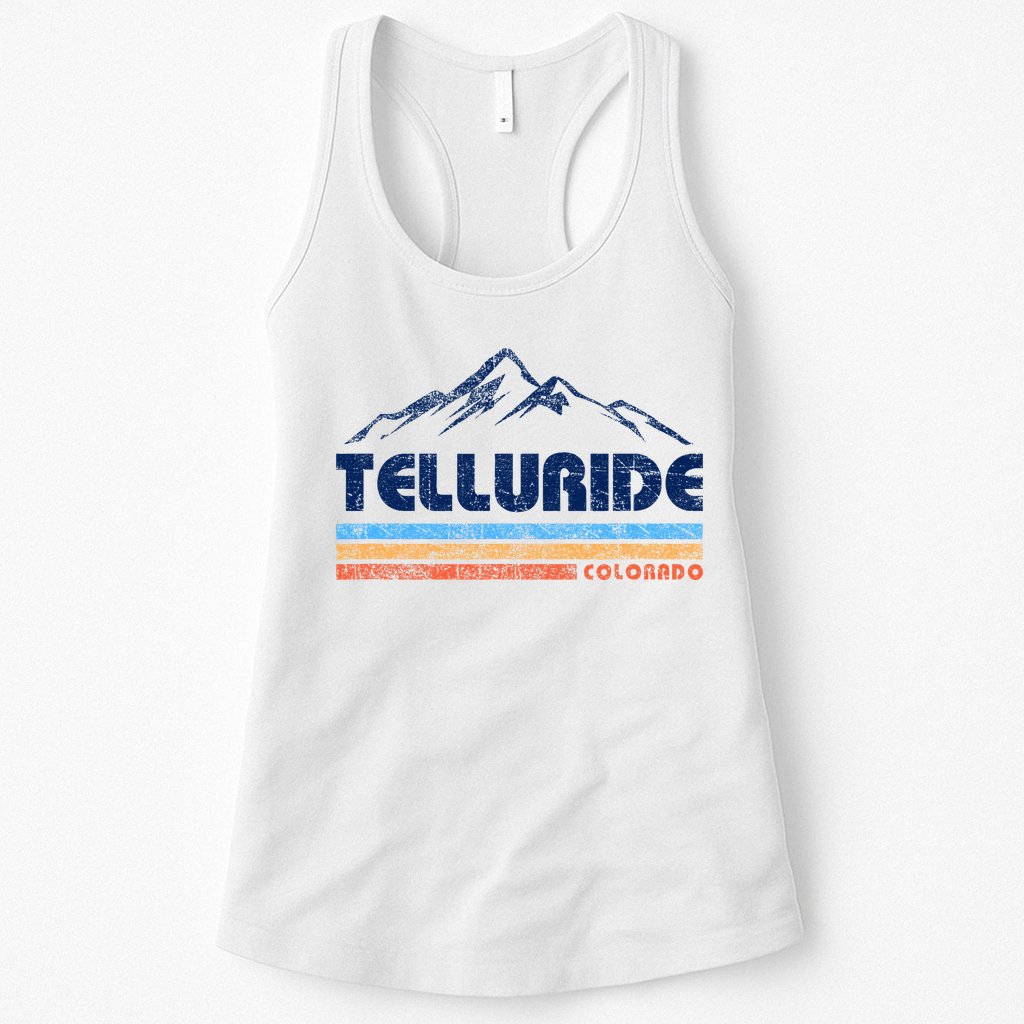 Vintage Telluride Mountain Womens Tank Top