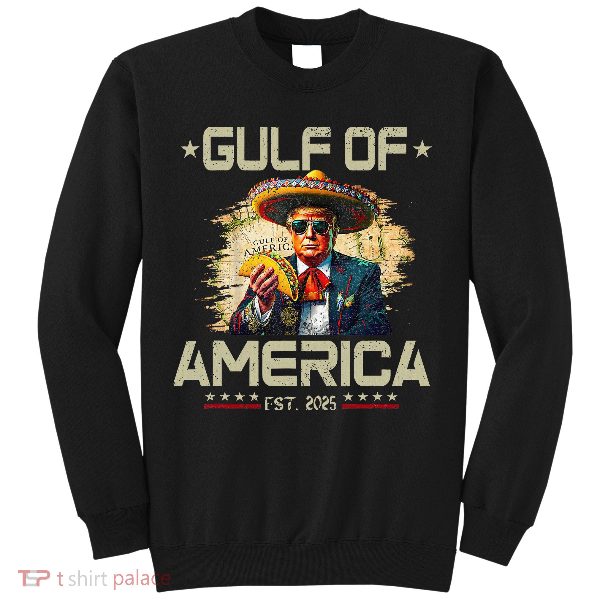 Vintage Trump Mexican Make Cinco De Mayo Great Again Sweatshirt