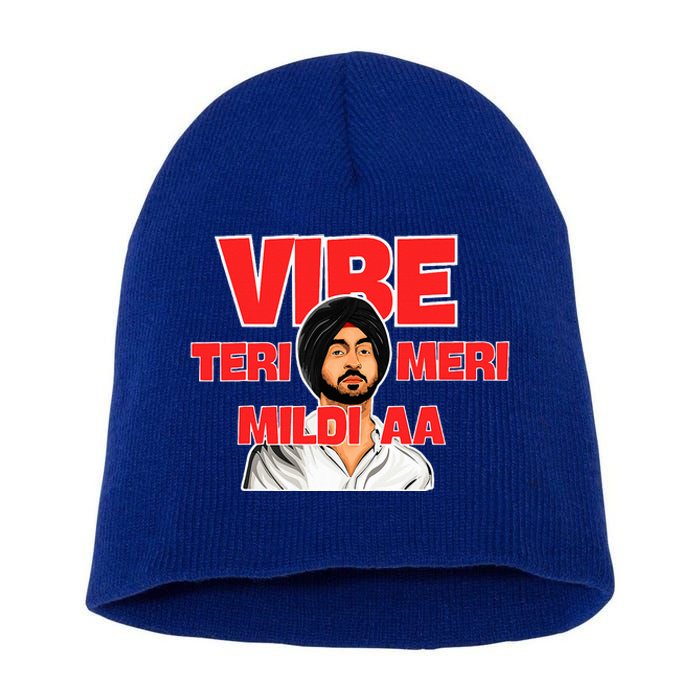 Vibe Teri Meri Mildi Aa Short Acrylic Beanie