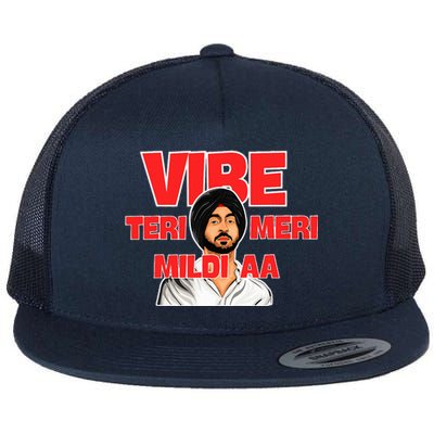 Vibe Teri Meri Mildi Aa Flat Bill Trucker Hat