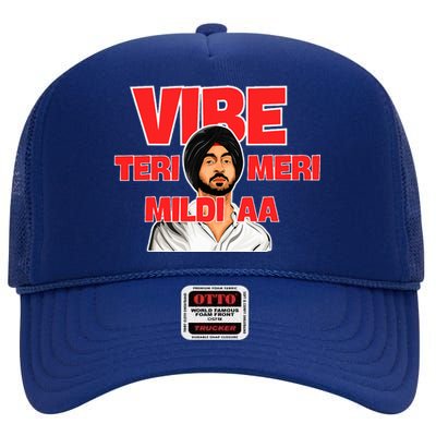 Vibe Teri Meri Mildi Aa High Crown Mesh Back Trucker Hat