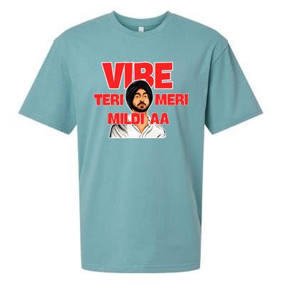 Vibe Teri Meri Mildi Aa Sueded Cloud Jersey T-Shirt