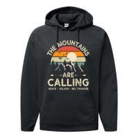 Vintage The Mountains Are Calling Space Splash Big Thunder Performance Fleece Hoodie