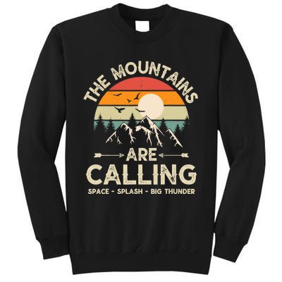 Vintage The Mountains Are Calling Space Splash Big Thunder Sweatshirt