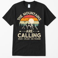 Vintage The Mountains Are Calling Space Splash Big Thunder Tall T-Shirt