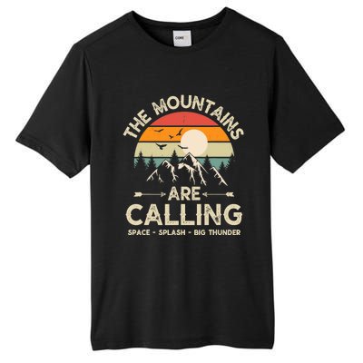 Vintage The Mountains Are Calling Space Splash Big Thunder Tall Fusion ChromaSoft Performance T-Shirt