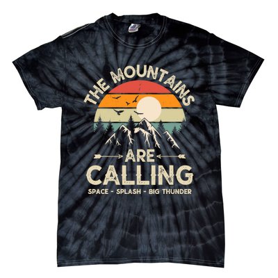 Vintage The Mountains Are Calling Space Splash Big Thunder Tie-Dye T-Shirt