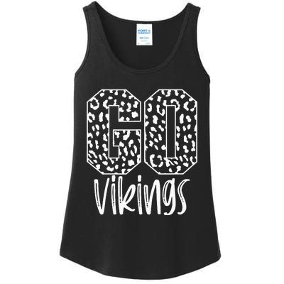 Vikings Team Mascot School Spirit Game Night Ladies Essential Tank