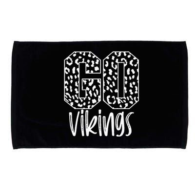 Vikings Team Mascot School Spirit Game Night Microfiber Hand Towel